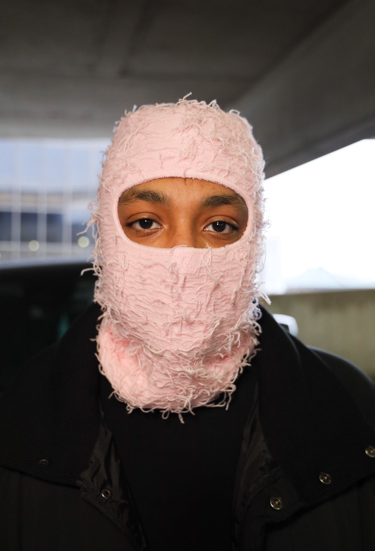 Pink Cozy Mask